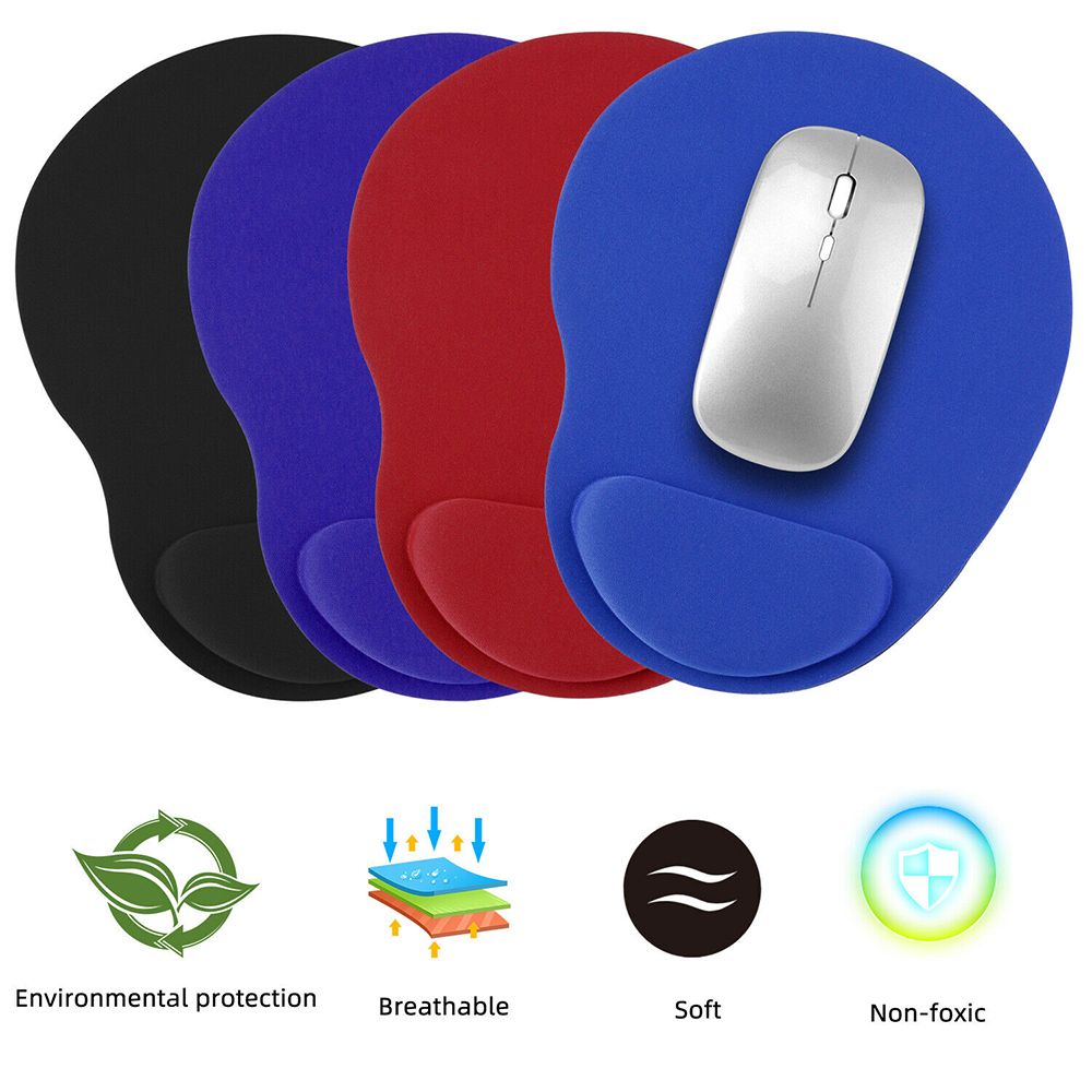 Pc Gaming Desk - Ergonomic Wrist Rest Mouse Pad with