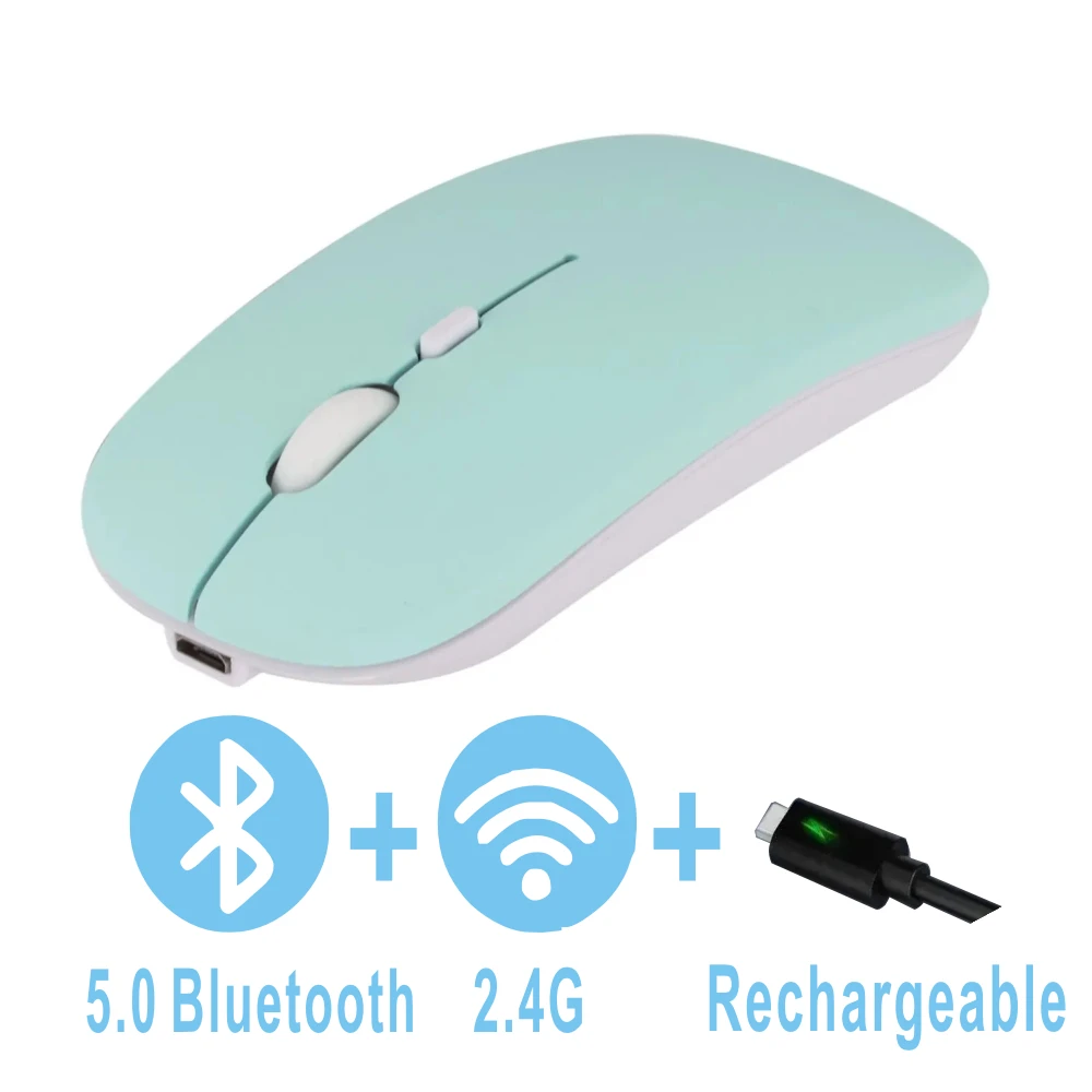 Pc Gaming X3D - Rechargeable Bluetooth Mouse Wireless Dual Mode