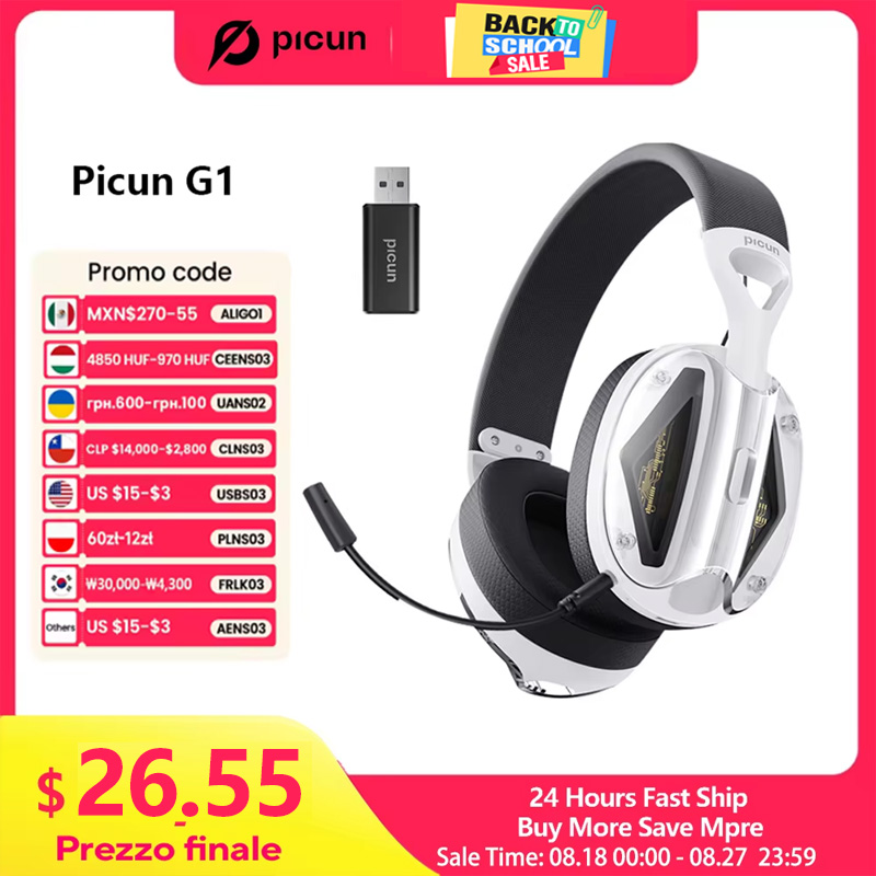 Pc Gaming X3D - Picun G1 2.4GHz Gaming Wireless Headset