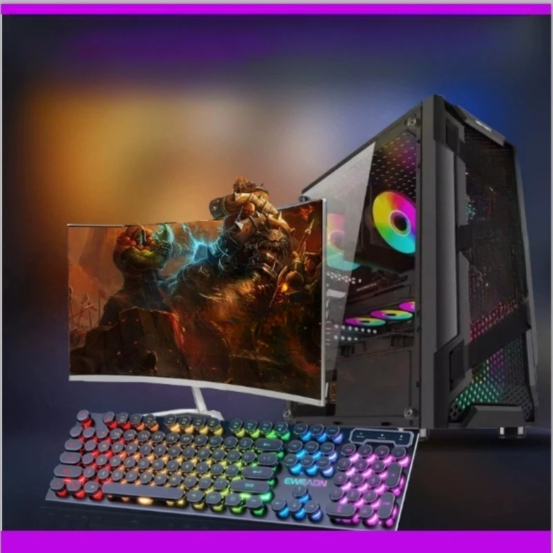 Pc Gaming Prebuilt - Desktop Computer Assembly Full Set for