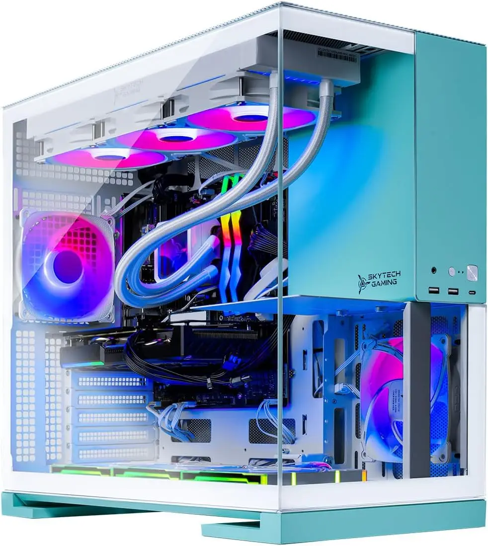 Pc Gaming Nvidia 5080 - Skytech Gaming Aqua Desktop PC, Ryzen