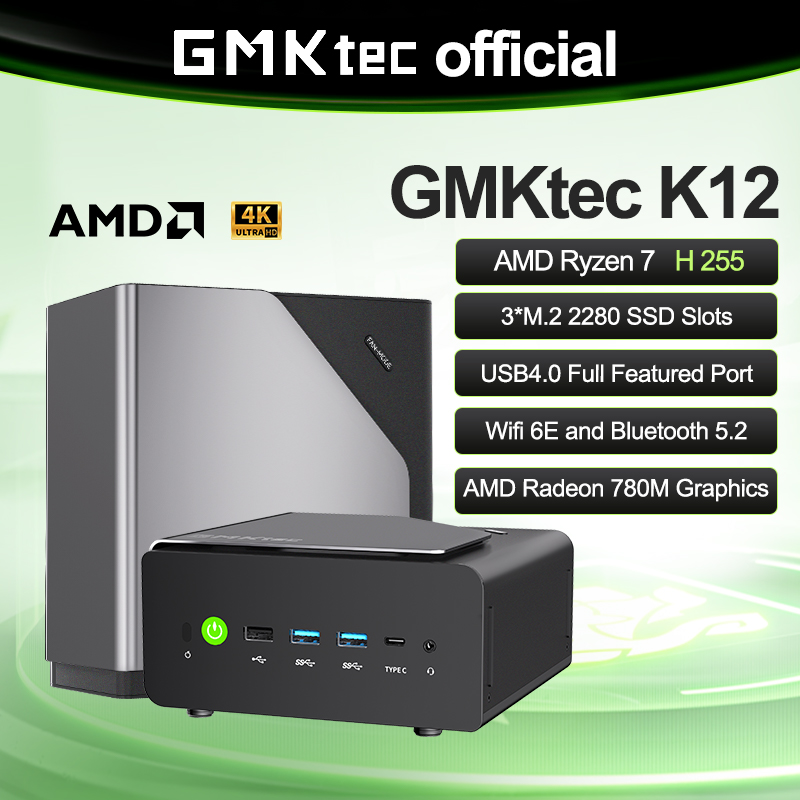 Pc Gaming Ryzen 7 - GMKtec Mini PC K12 Nucbox AMD
