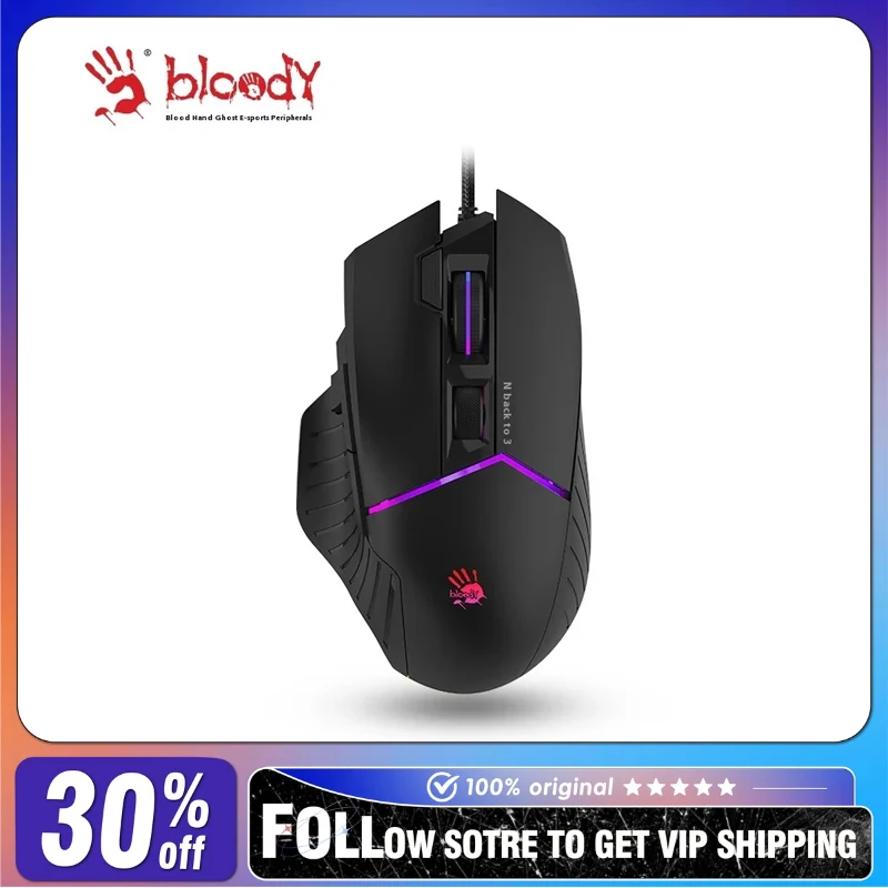 Pc Gaming X3D - A4tech Bloody W95MAX Wired Mouse RGB