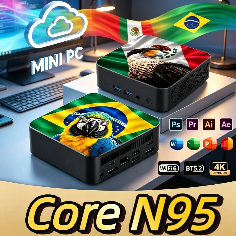 Pc Gaming Usa - 2026 New Mexico Brazil Flag HighPerformance
