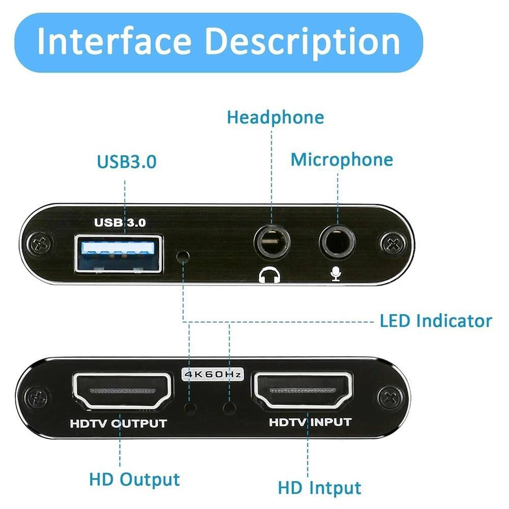 4K HDMI-Compatible to USB 3.0  - đánh giá và giá Capture Card Hdmi