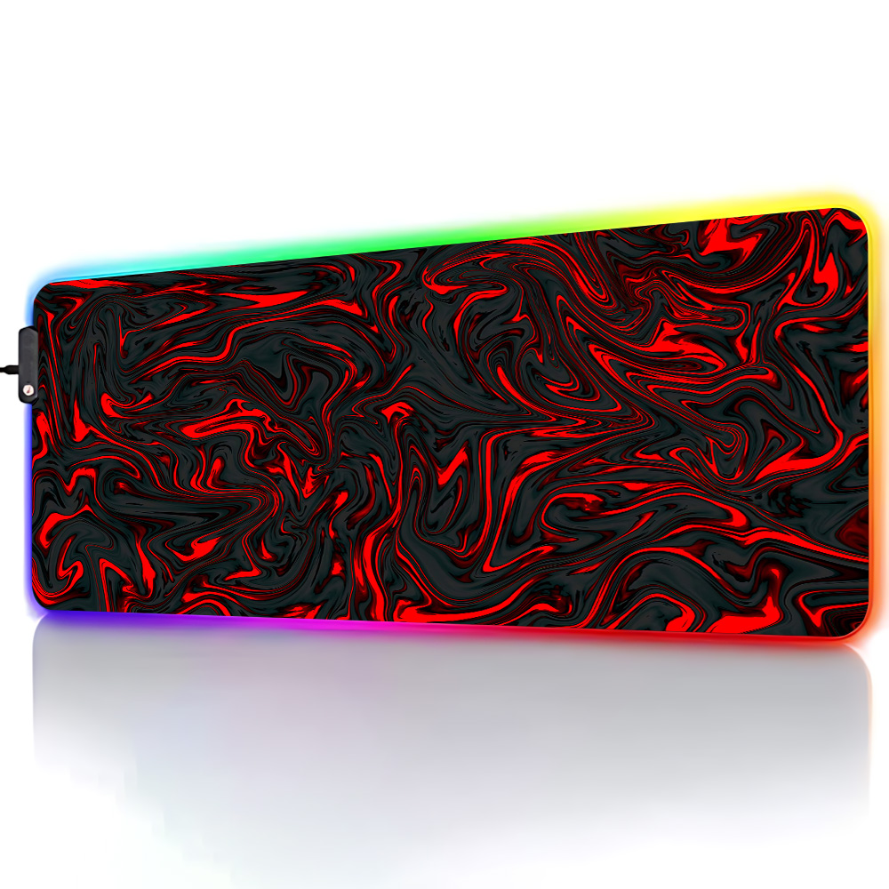 Mousepad RGB Mouse Pad Red and - đánh giá và giá Pc Gaming Liquid