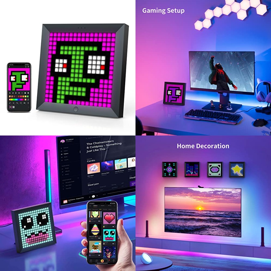 LED Light Pixel Display Panel  - đánh giá và giá Pc Gaming Desk
