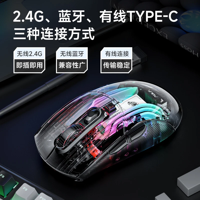 AULA SC630 Transparent Wireles - đánh giá và giá Pc Gaming X3D
