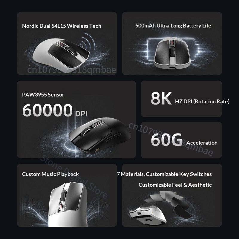 IPI HAZEX Wireless Three Mode  - đánh giá và giá Wireless Gaming Mouse