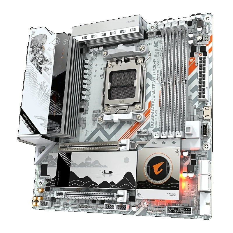 B850M AORUS ELITE WIFI7 ICE-P  - đánh giá và giá Pc Gaming X3D