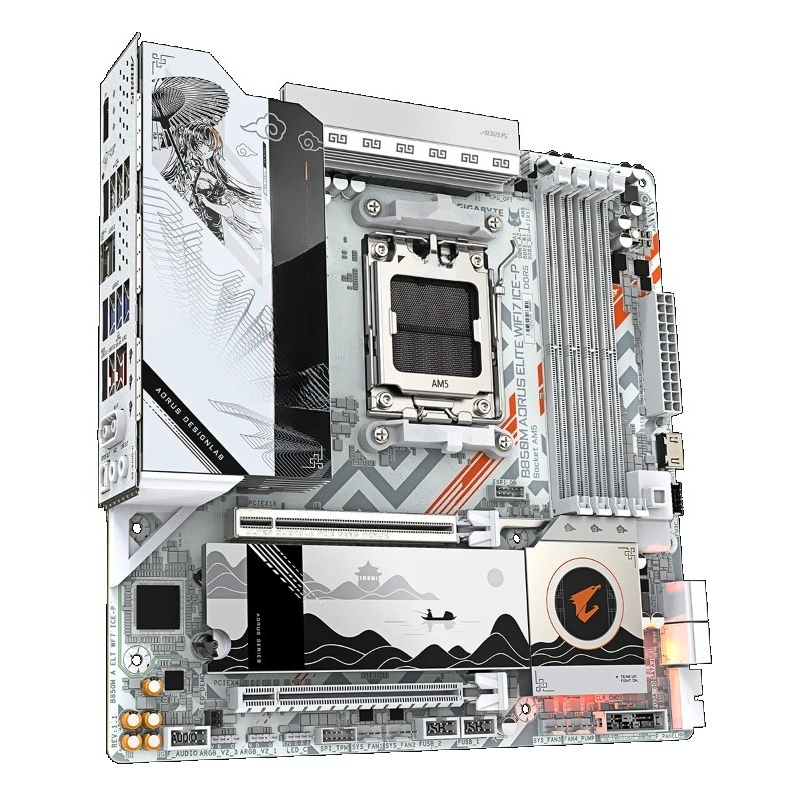 B850M AORUS ELITE WIFI7 ICE-P  - đánh giá và giá Pc Gaming X3D