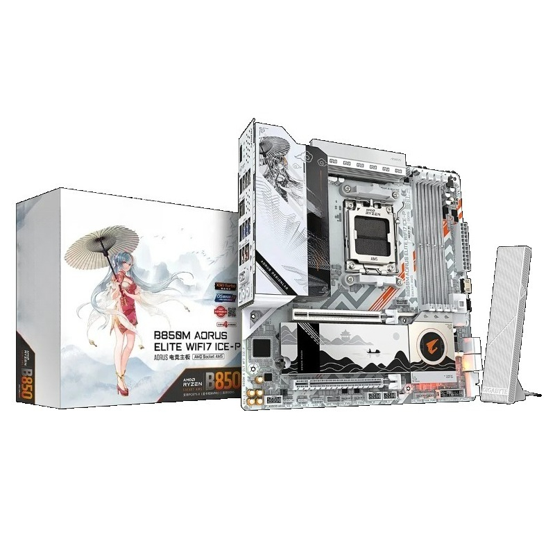 B850M AORUS ELITE WIFI7 ICE-P  - đánh giá và giá Pc Gaming X3D