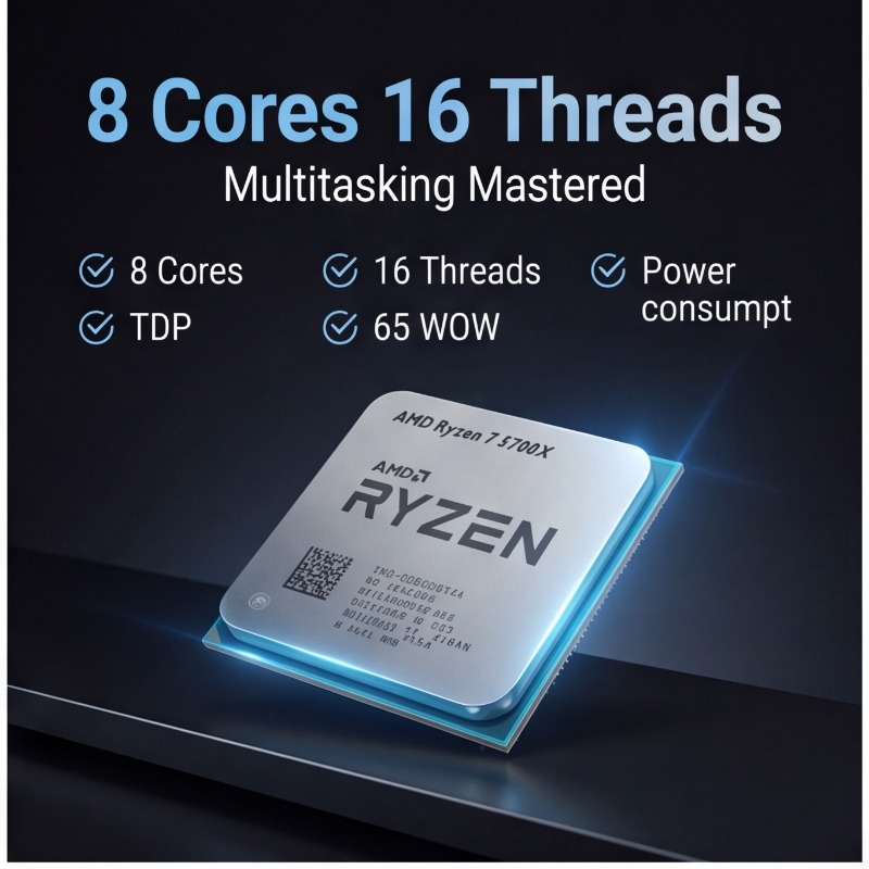 AMD Ryzen 7 5700X Processor Fo - đánh giá và giá Pc Gaming Ryzen 7