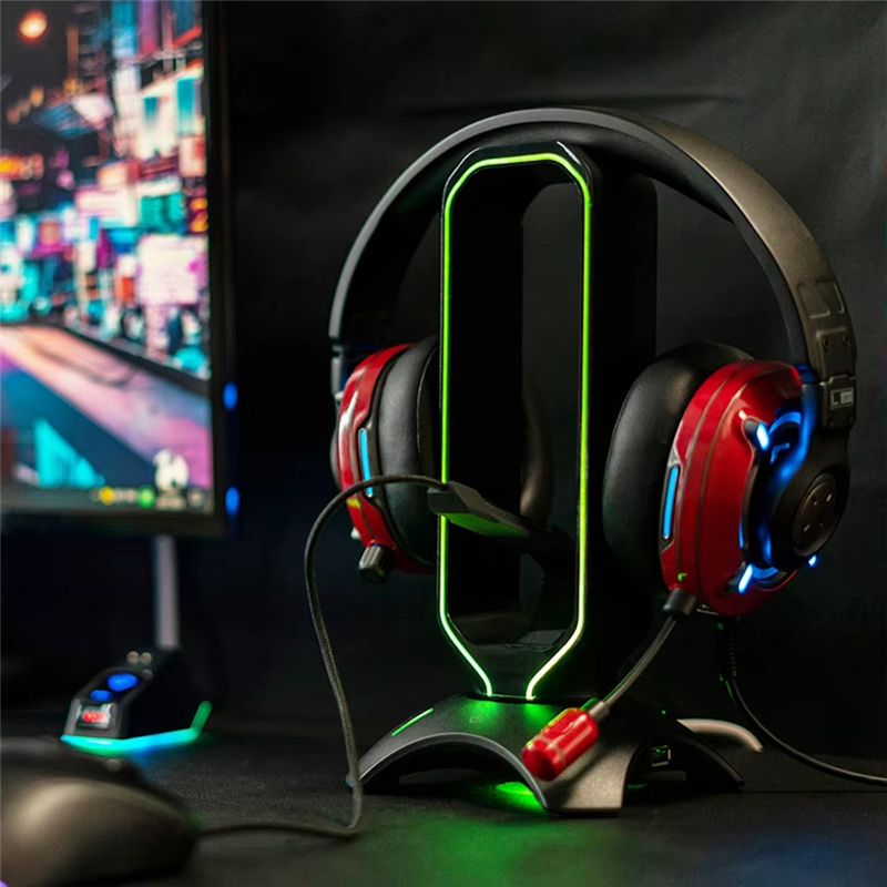 B27B RGB Gaming Headphone Stan - đánh giá và giá Mouse Bungee Holder