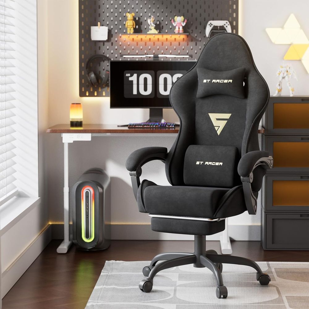 Velvet abric Ergonomic Gaming  - đánh giá và giá Pc Gaming Usa