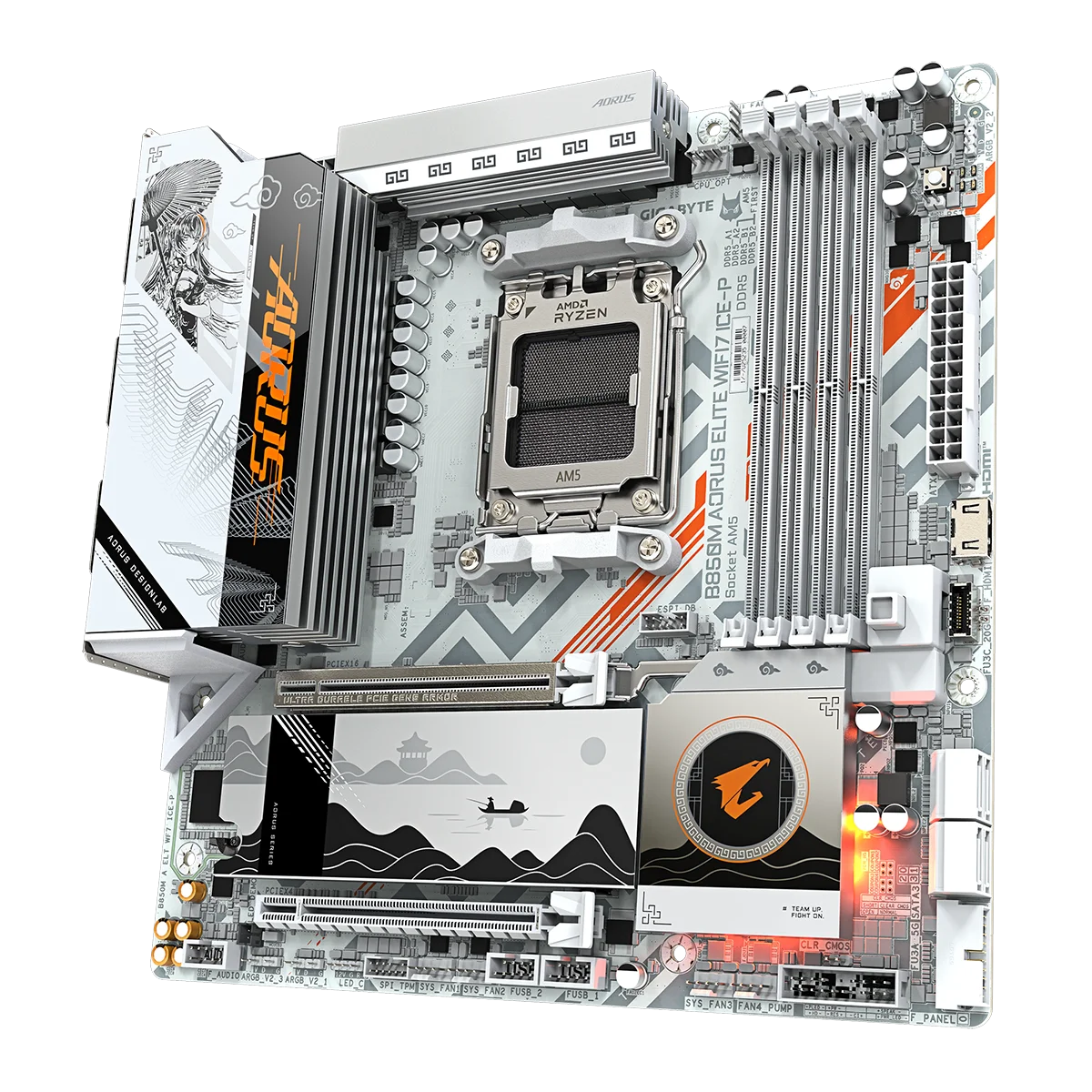 New B850M AORUS ELITE WIFI7 IC - đánh giá và giá Pc Gaming X3D
