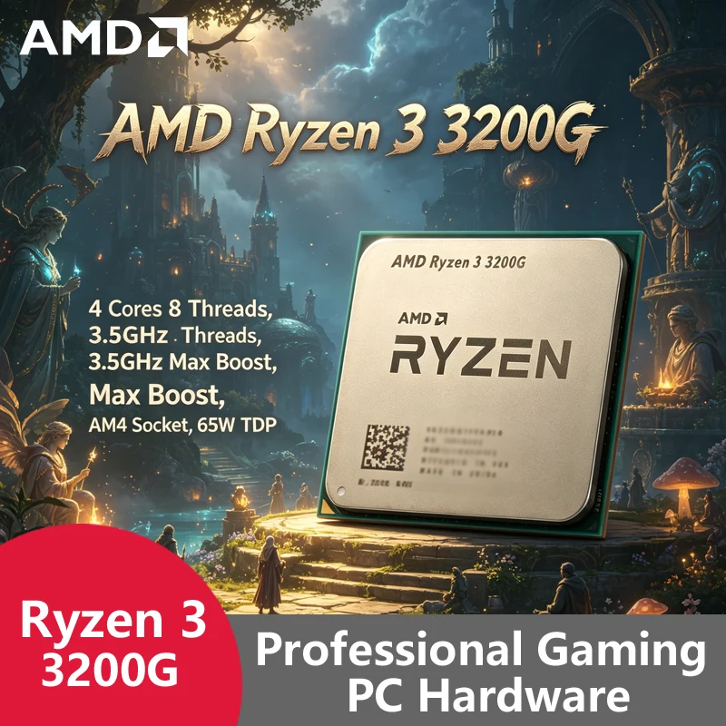 AMD Ryzen 3 3200G AM4 Entry Ga - đánh giá và giá Pc Gaming Cost