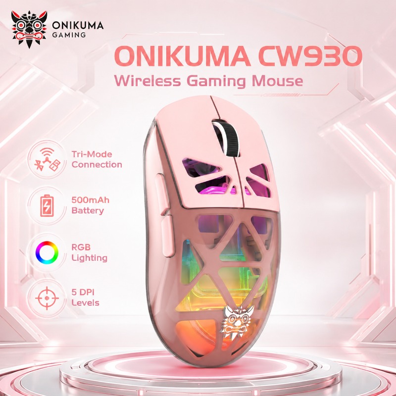 ONIKUMA CW930 Wireless Transpa - đánh giá và giá Pc Gaming X3D