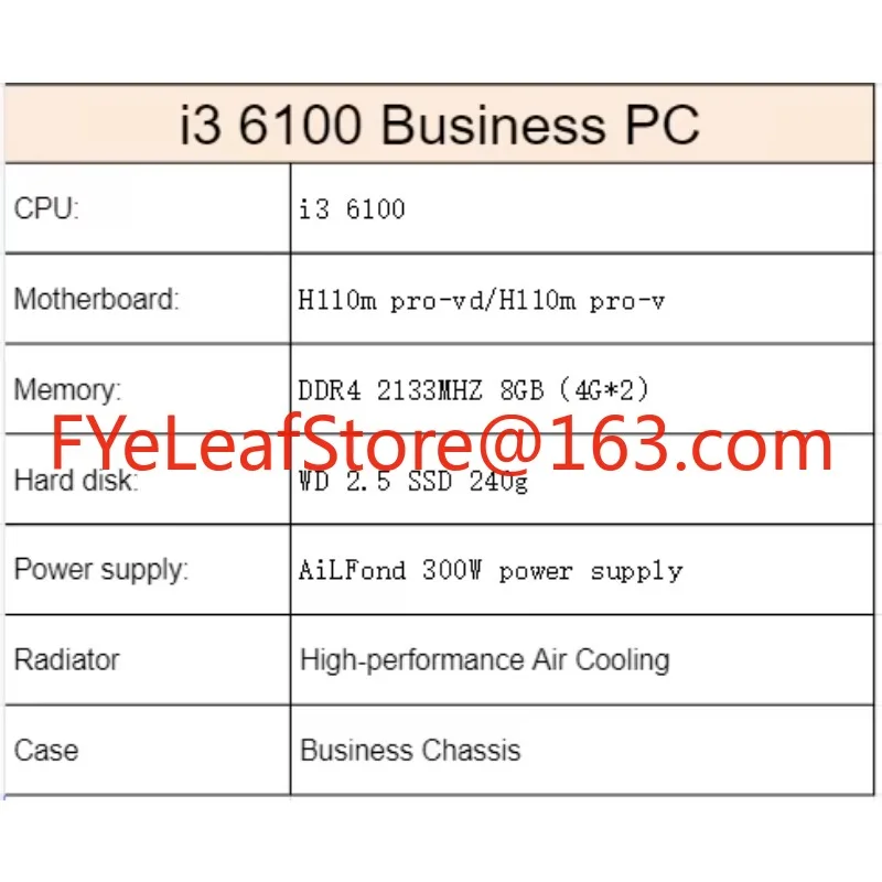 i3 6100  full gaming pc custom - đánh giá và giá Pc Gaming Prebuilt