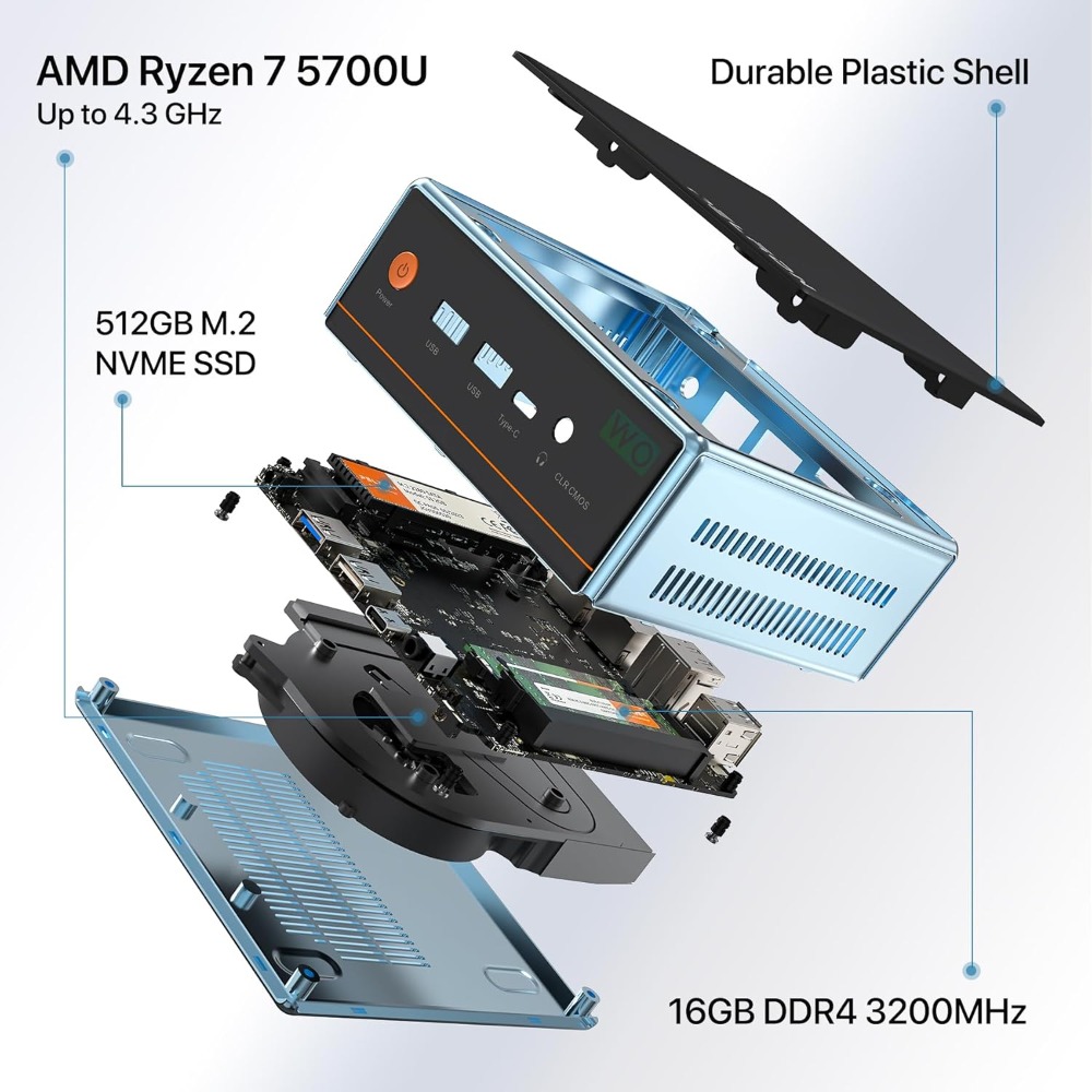US Shipping Mini PC AMD Ryzen  - đánh giá và giá Pc Gaming Ryzen 7