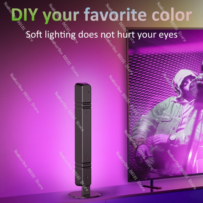 RGB Gaming Bedroom Atmosphere  - đánh giá và giá Pc Gaming Desk
