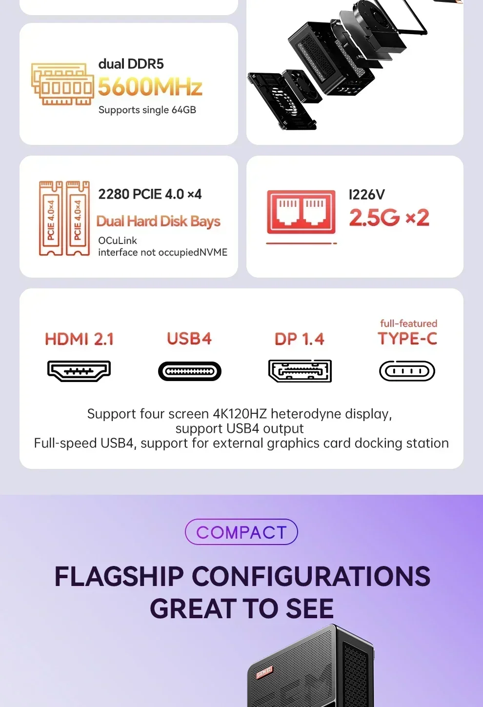 Aoostar GEM12 AMD Ryzen 7 8845 - đánh giá và giá Pc Gaming Ryzen 7