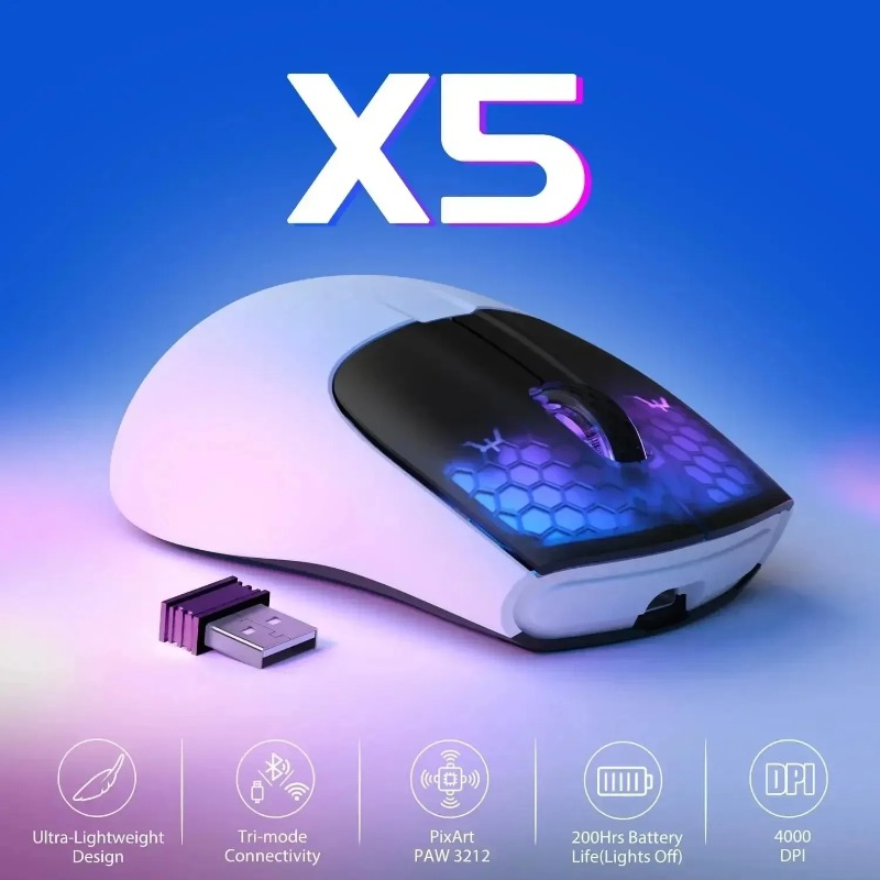 ATTACK SHARK X5 Wireless Gamin - đánh giá và giá Pc Gaming X3D