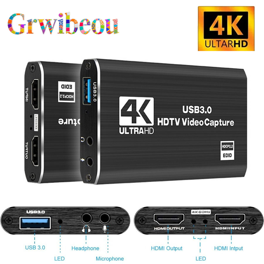 4K USB 3.0 Video Capture Card  - đánh giá và giá Capture Card Hdmi