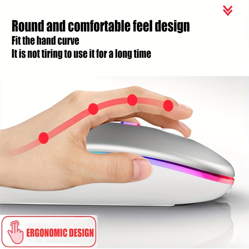 Wireless Mouse RGB Rechargeabl - đánh giá và giá Wireless Gaming Mouse