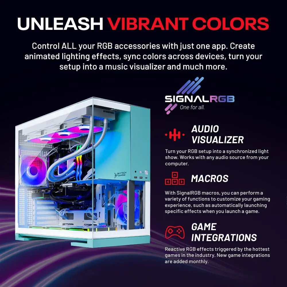 Skytech Gaming Aqua Desktop PC - đánh giá và giá Pc Gaming Nvidia 5080