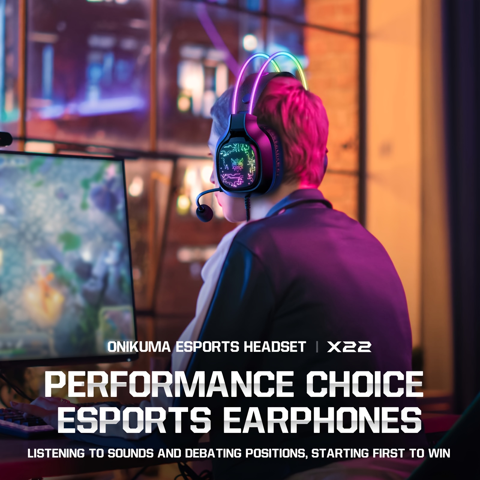 ONIKUMA X22 Gaming Headset RGB - đánh giá và giá Pc Gaming Earbuds