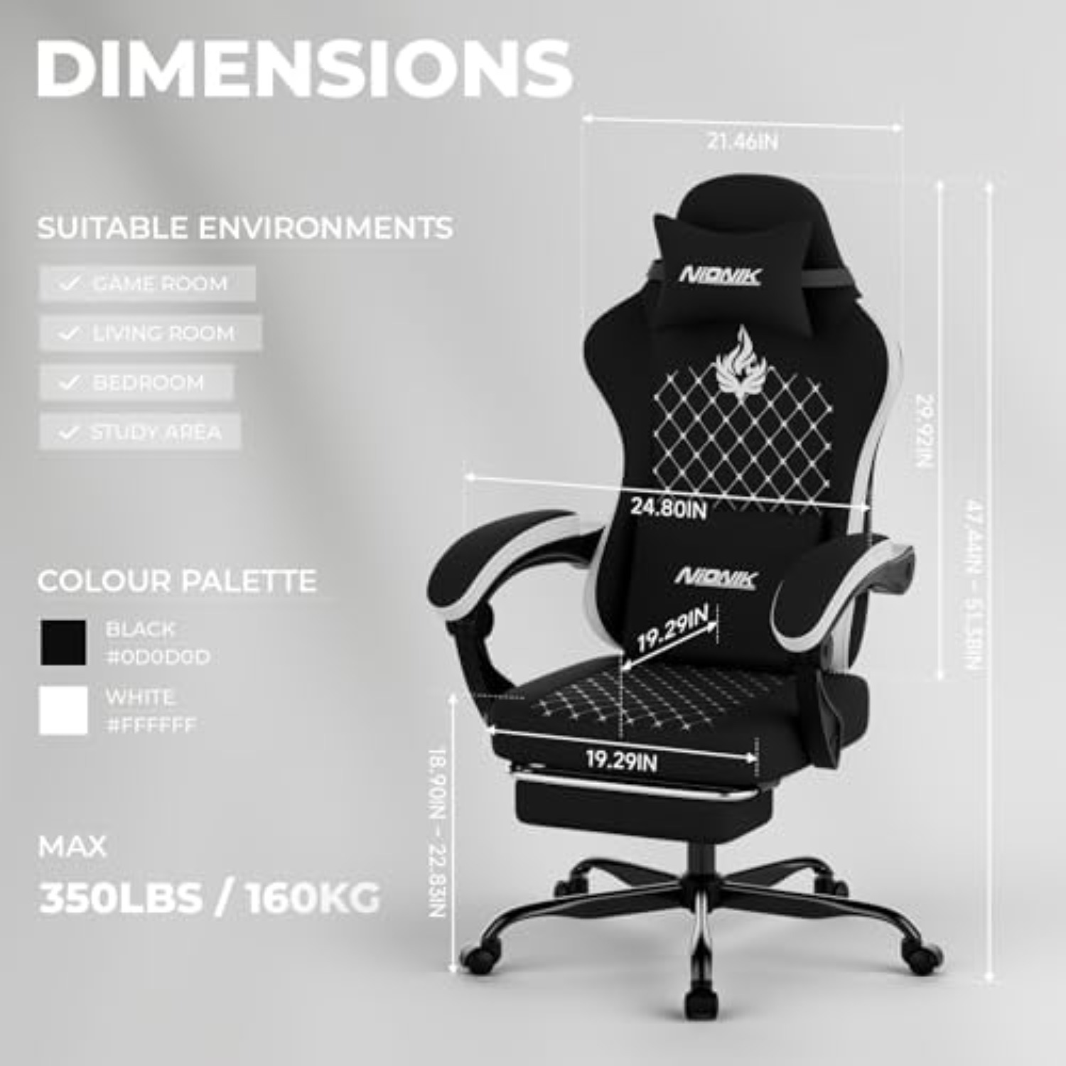 Gaming Chair with Massage,Ergo - đánh giá và giá Pc Gaming Usa