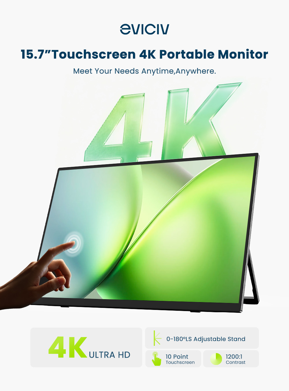 EVICIV 4K Portable Monitor 10- - đánh giá và giá Pc Zotac Gaming