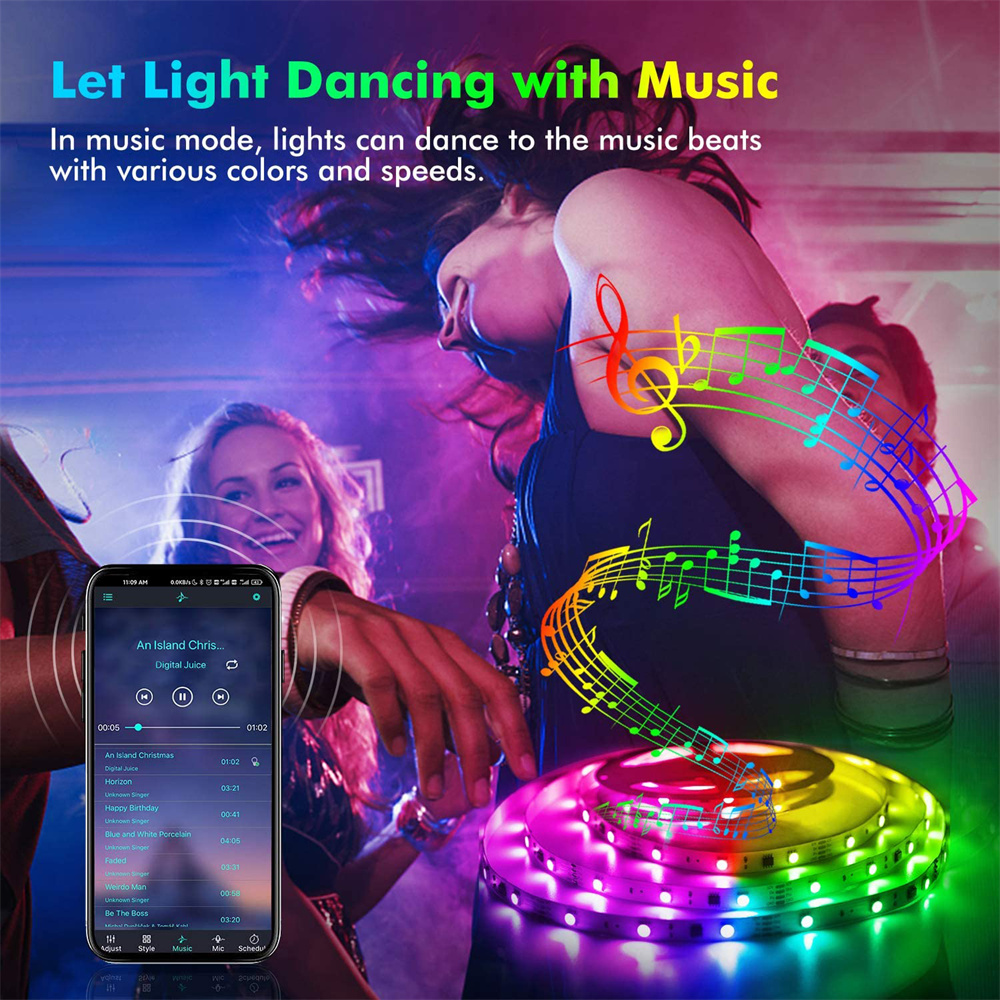 RGB 5050 LED Strip Lights App  - đánh giá và giá Pc Gaming On Tv