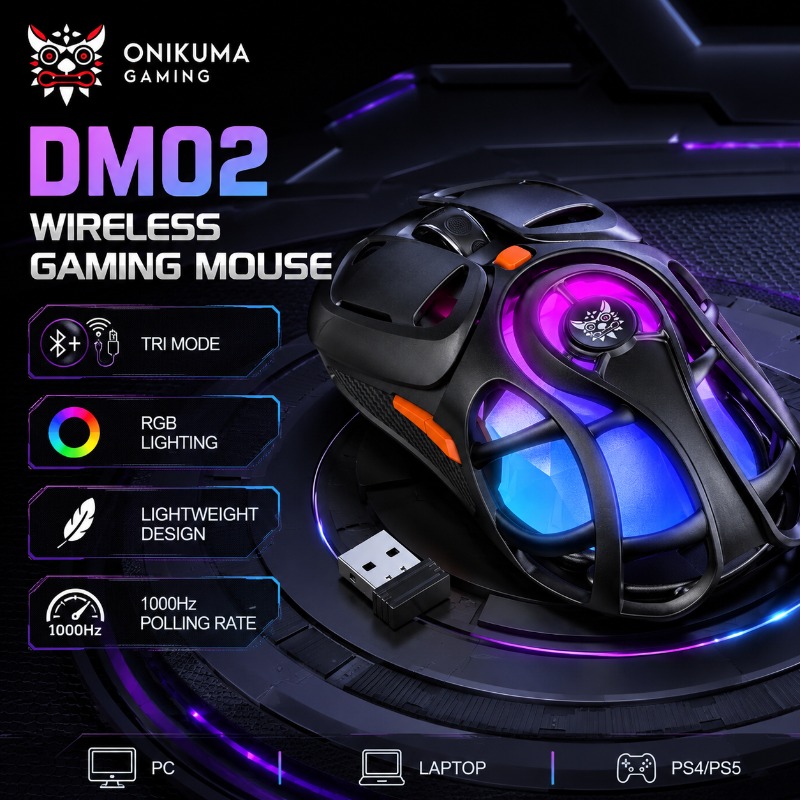 ONIKUMA DM02 Wireless Gaming M - đánh giá và giá Pc Gaming X3D