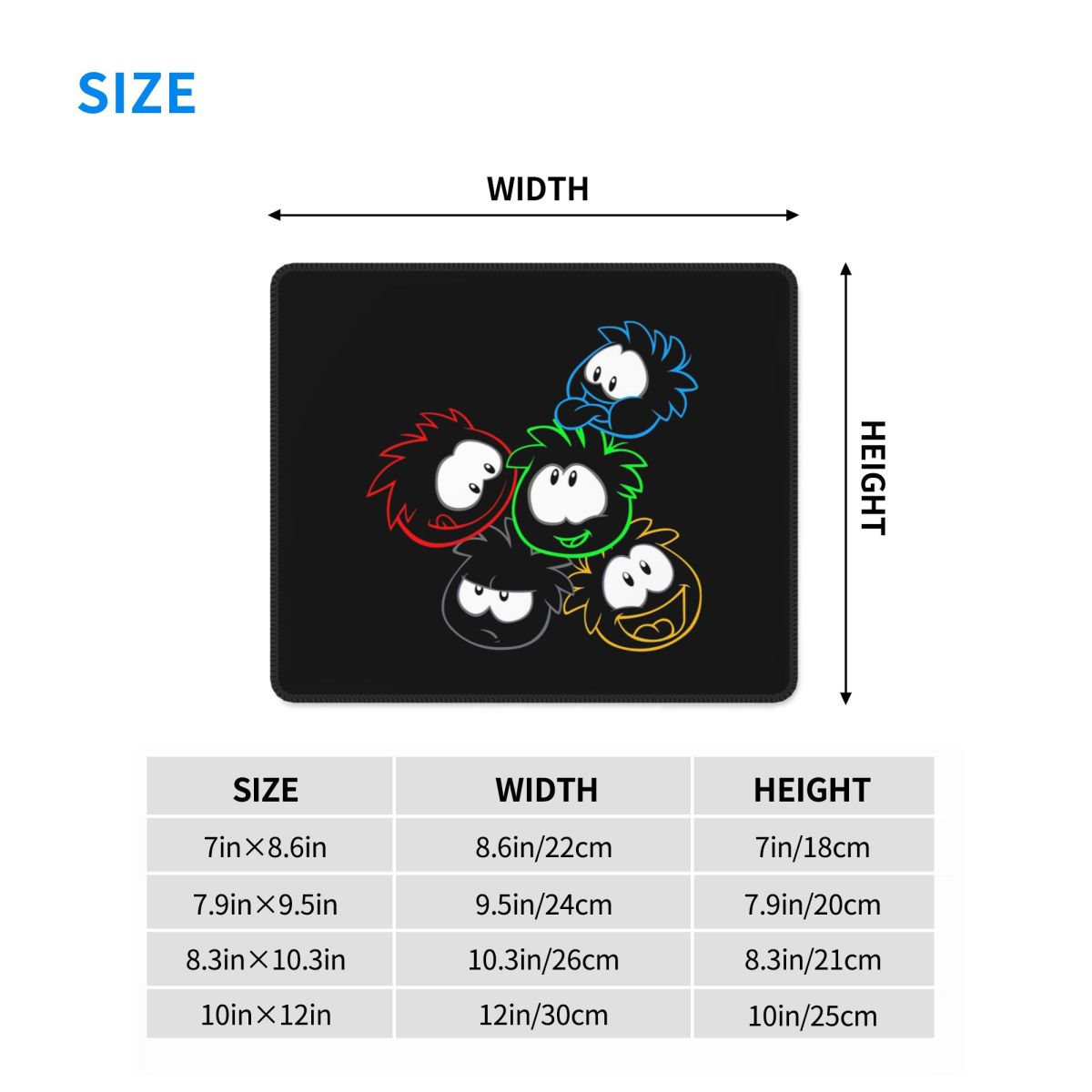 Multi-size Mouse Pad Club Peng - đánh giá và giá Pc Gaming Club