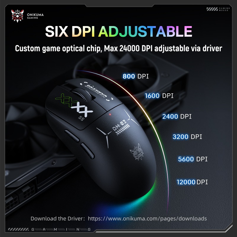 ONIKUMA DM03 Wireless Gaming M - đánh giá và giá Pc Gaming X3D